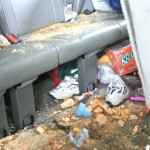Crumbs in the car